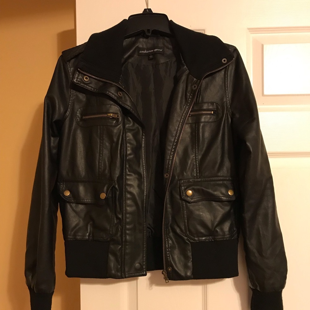 Leather jacket
